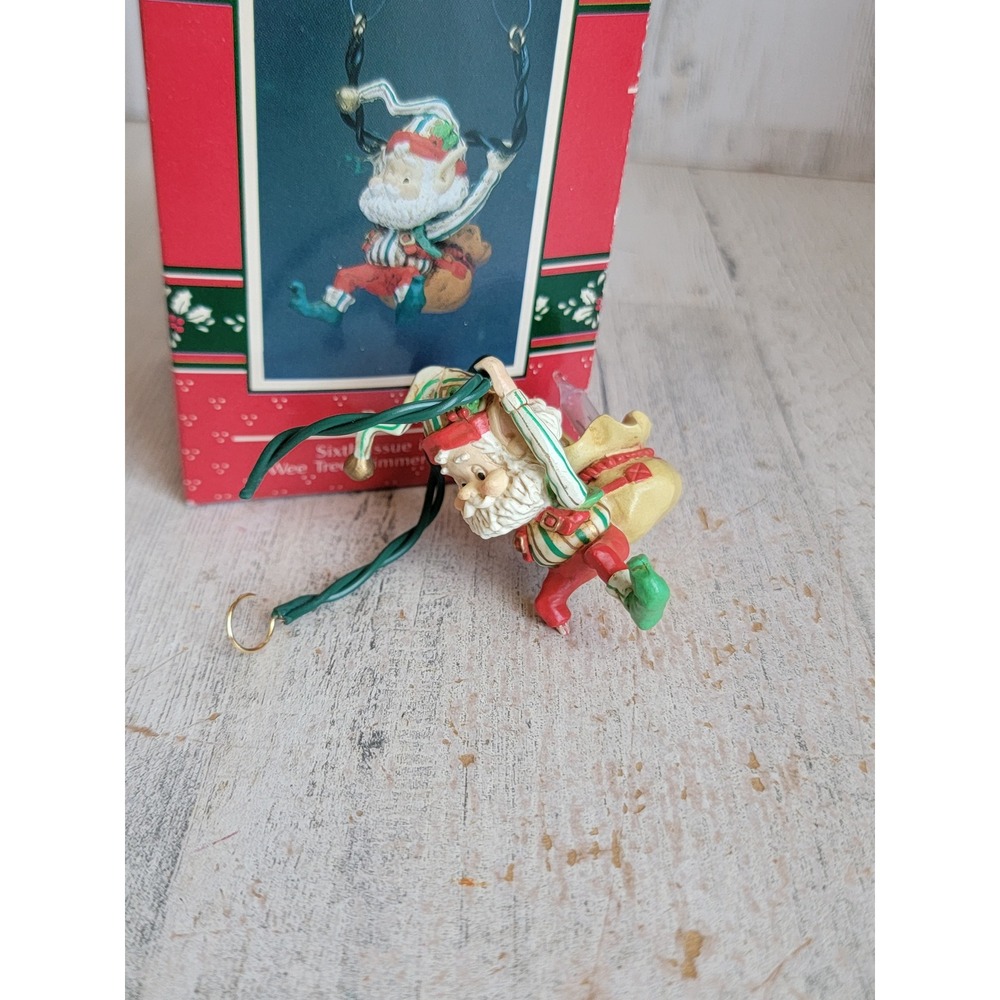 Enesco AS IS Bunkie Santa helper elf vintage ornament Xmas unique Home